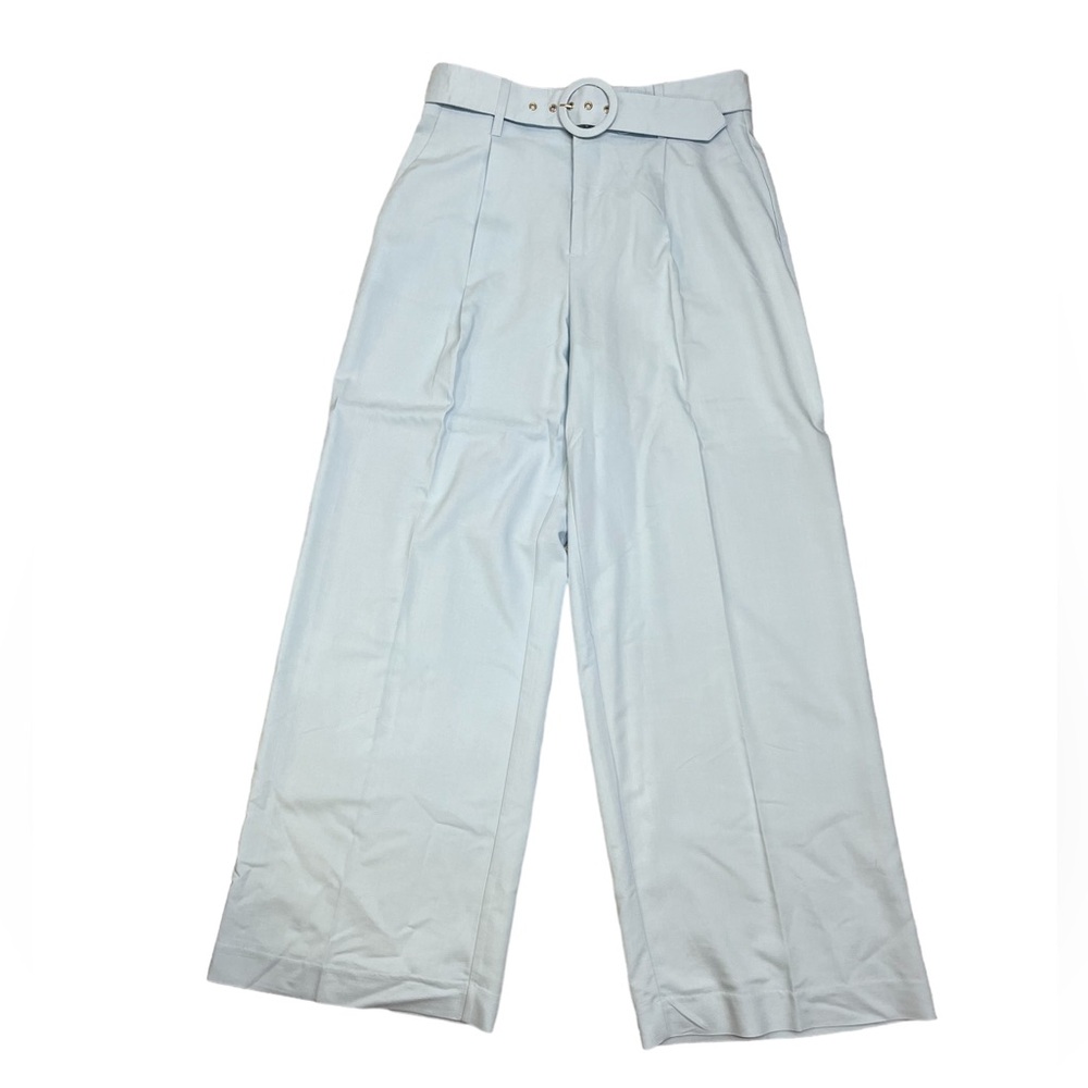 House of Harlow 1960 Womens Light Blue Belted Trousers
